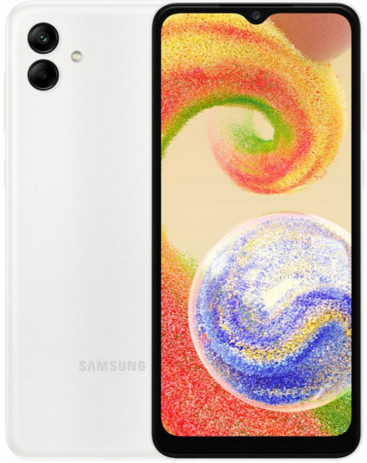 Смартфон Samsung Galaxy A04 4GB/64GB белый (SM-A045F/DS) - фото