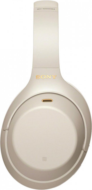 Наушники Sony WH-1000XM4 (бежевый) - фото7