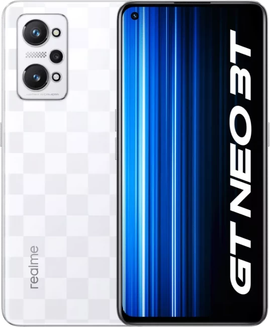 Смартфон Realme GT Neo 3T 80W 8GB/256GB белый (международная версия) - фото