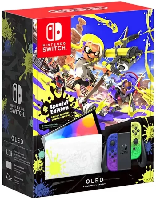 Игровая приставка Nintendo Switch OLED Splatoon 3 Edition - фото