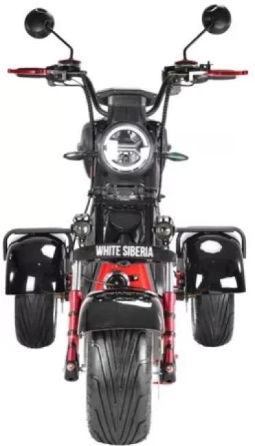 Электроскутер White Siberia CityCoco WS-Pro Trike 3000W 21Ah (черный) - фото3