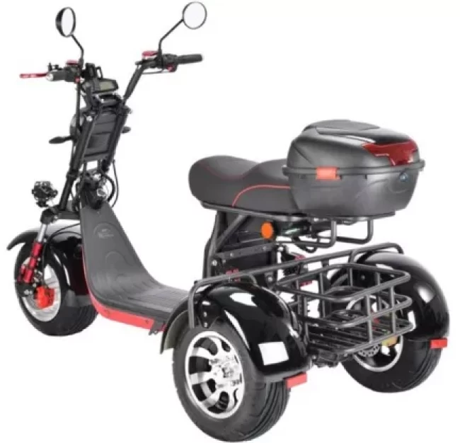 Электроскутер White Siberia CityCoco WS-Pro Trike 3000W 21Ah (черный) - фото5