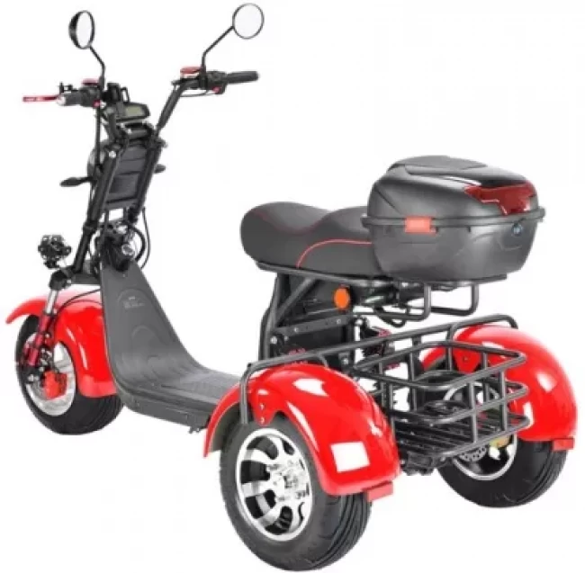 Электроскутер White Siberia CityCoco WS-Pro Trike 3000W 21Ah (красный) - фото3