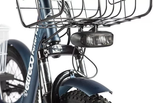 Электровелосипед Eltreco Porter Fat 500 UP! (темно-синий) - фото7