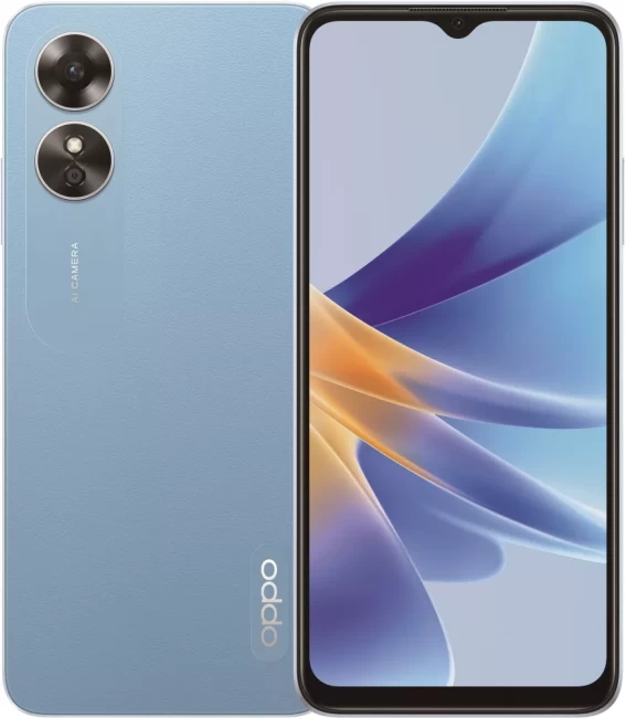 Смартфон Oppo A17 CPH2477 4GB/64GB синий (международная версия) - фото