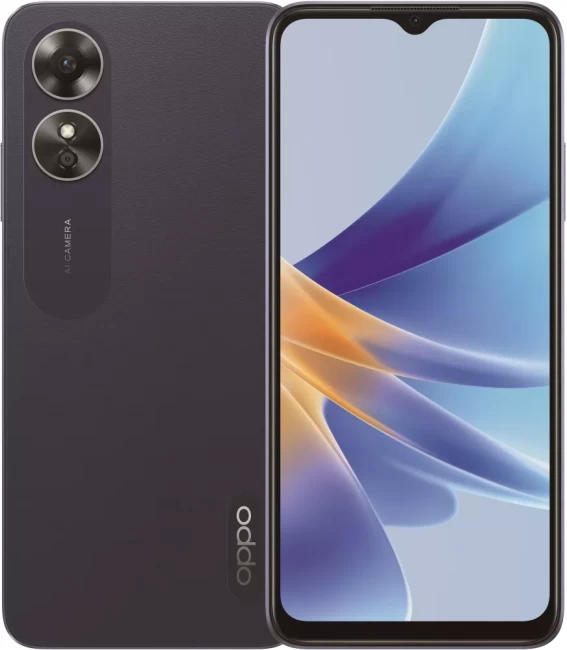 Смартфон Oppo A17 CPH2477 4GB/64GB черный (международная версия) - фото