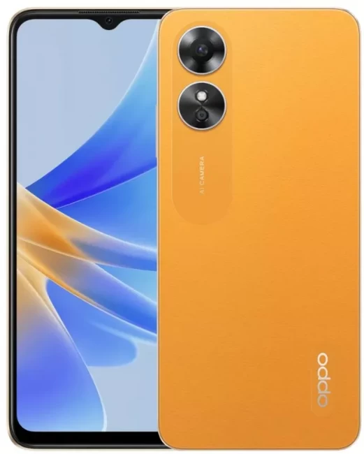 Смартфон Oppo A17 CPH2477 4GB/64GB оранжевый (международная версия) - фото