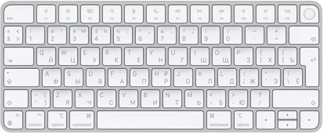 Клавиатура Apple Magic Keyboard с Touch ID MK293RS/A - фото