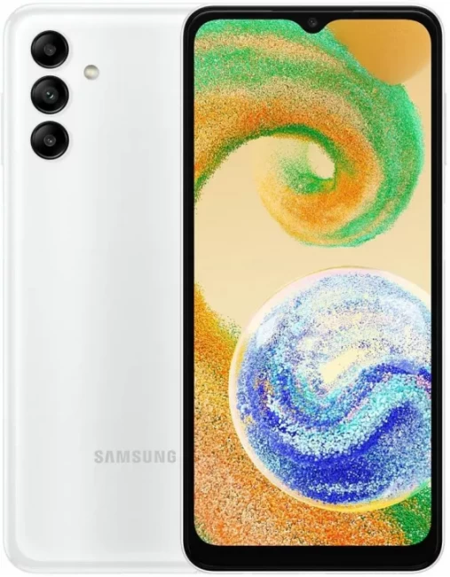 Смартфон Samsung Galaxy A04s 4GB/128GB белый (SM-A047F/DS) - фото