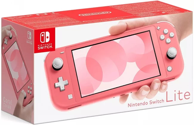 Игровая приставка Nintendo Switch Lite Coral - фото4