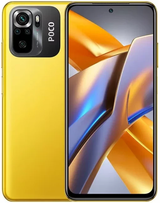 Смартфон POCO M5s 8GB/256GB желтый (международная версия) - фото