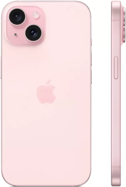 Смартфон Apple iPhone 15 256GB (розовый) - фото2