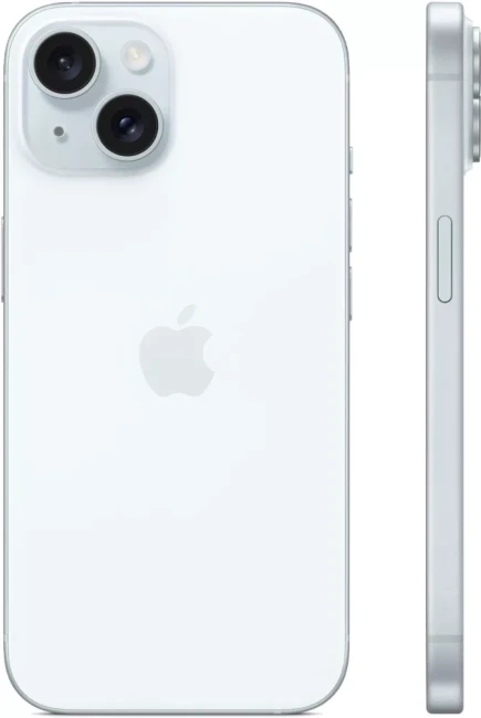 Смартфон Apple iPhone 15 256GB (голубой) - фото2