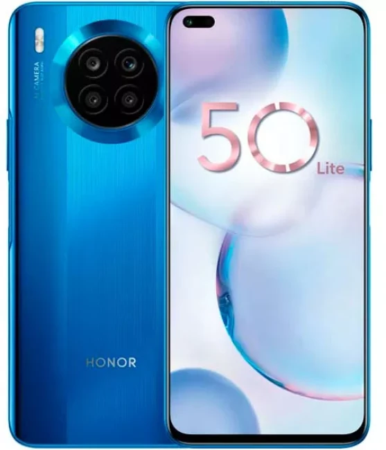 Смартфон HONOR 50 Lite 6GB/128GB (насыщенный синий) - фото