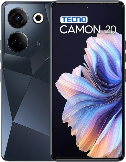 Смартфон Tecno Camon 20 8GB/256GB (черный) - фото