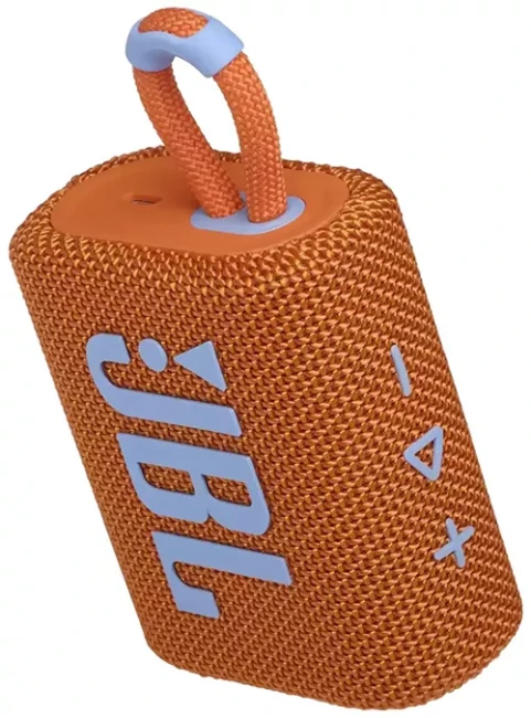 Портативная акустика JBL Go 3 Orange - фото7