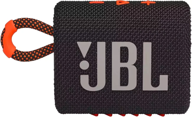 Портативная акустика JBL Go 3 Black/Orange - фото2