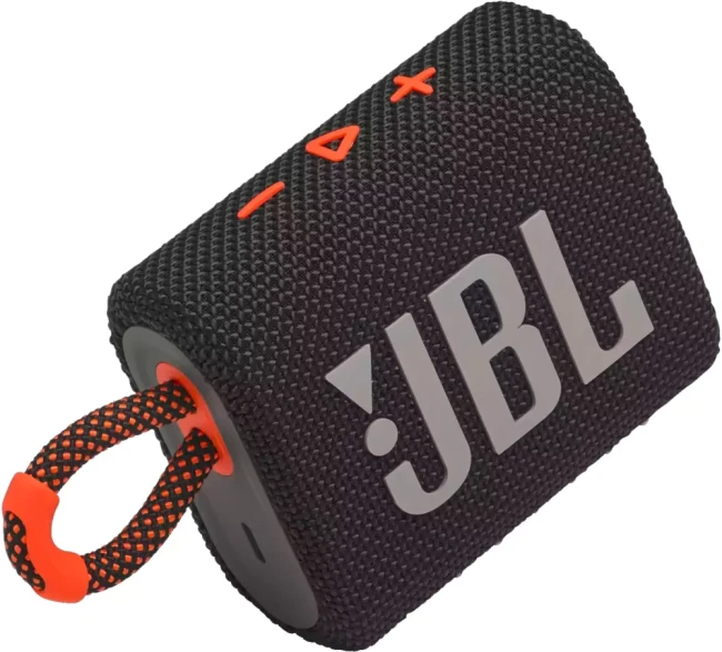 Портативная акустика JBL Go 3 Black/Orange - фото4