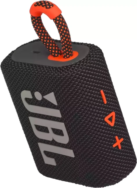 Портативная акустика JBL Go 3 Black/Orange - фото6