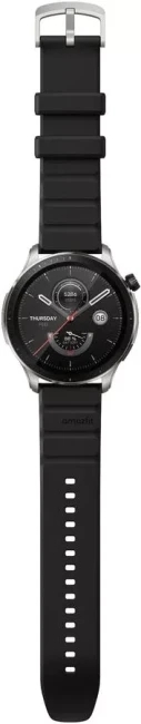 Умные часы Amazfit GTR 4 (серебристый, с черным ремешком из фторэластомера) - фото5