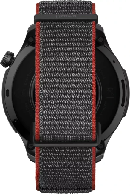 Умные часы Amazfit GTR 4 (серый, с черным нейлоновым ремешком) - фото4