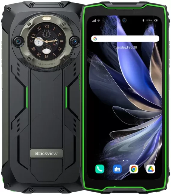 Смартфон Blackview BV9300 Pro (зеленый) - фото