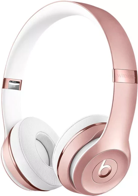 Наушники Beats Solo3 Wireless Pink Gold - фото