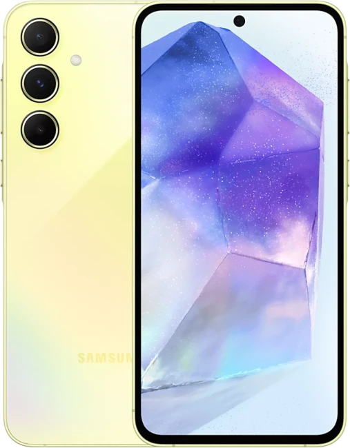 Смартфон Samsung Galaxy A55 SM-A556E 8GB/128GB (желтый) - фото