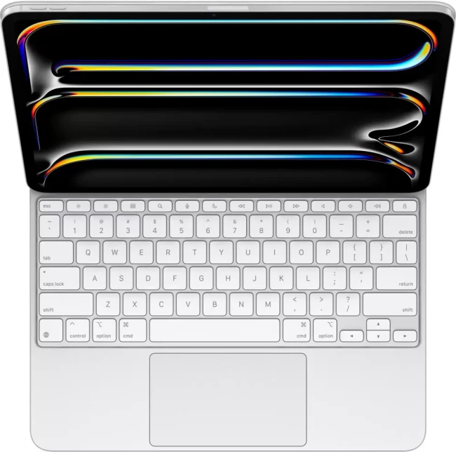 Клавиатура Apple iPad Pro 13 M4 Magic Keyboard White MWR43 - фото4