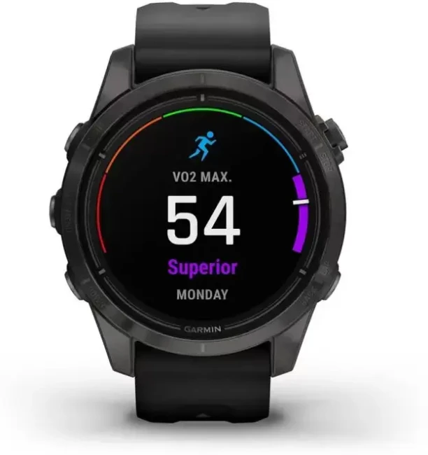 Умные часы Garmin Epix Pro Gen 2 Sapphire 42 мм (карбоново-серый титан/черный) - фото2