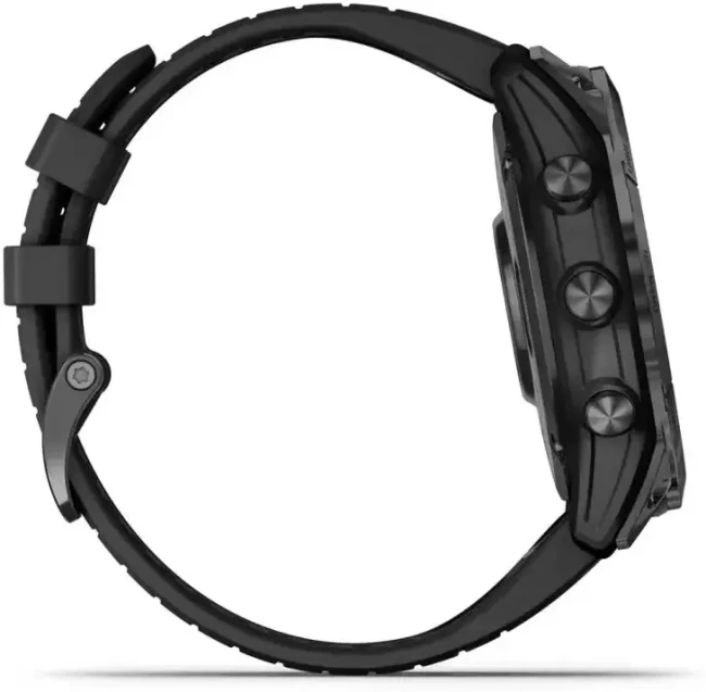 Умные часы Garmin Fenix 7X Pro Sapphire Solar (карбоново-серый титан/черный) - фото4