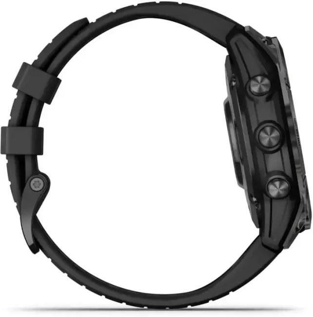 Умные часы Garmin Fenix 7 Pro Sapphire Solar (карбоново-серый титан/черный) - фото4