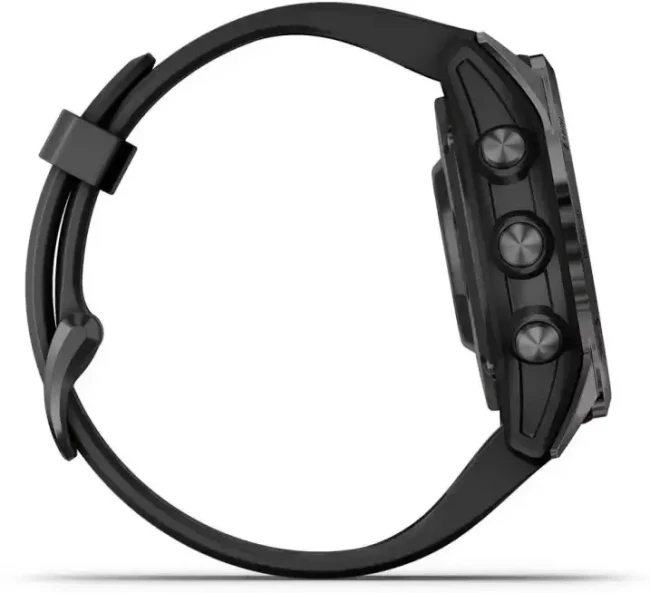 Умные часы Garmin Fenix 7S Pro Sapphire Solar (карбоново-серый титан/черный) - фото4