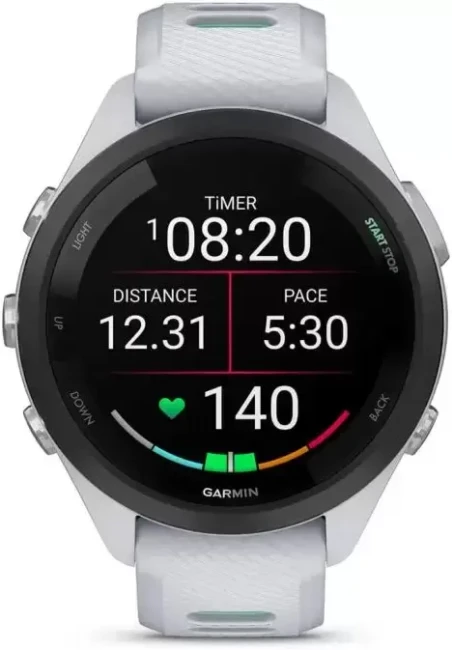 Умные часы Garmin Forerunner 265S (белый камень/нео-тропик) - фото2