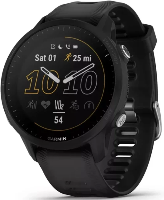 Умные часы Garmin Forerunner 955 Solar (черный) - фото