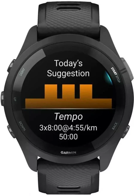 Умные часы Garmin Forerunner 265 (черный/пудрово-серый) - фото2