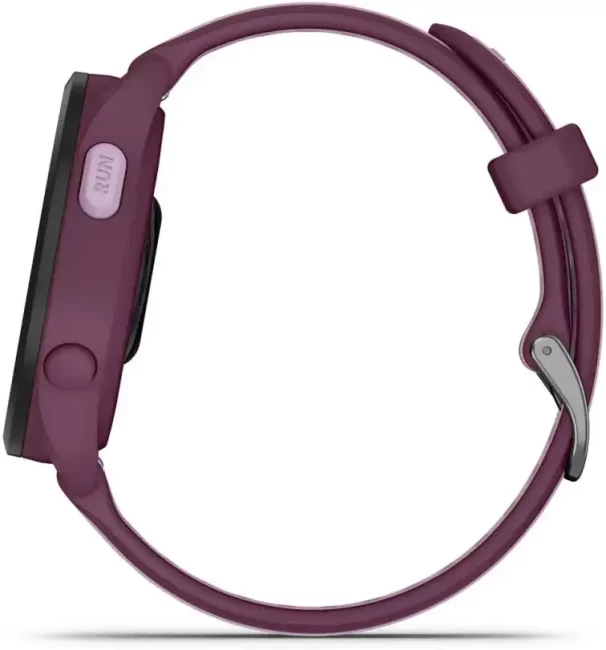 Умные часы Garmin Forerunner 165 Music (ягода/сирень) - фото4