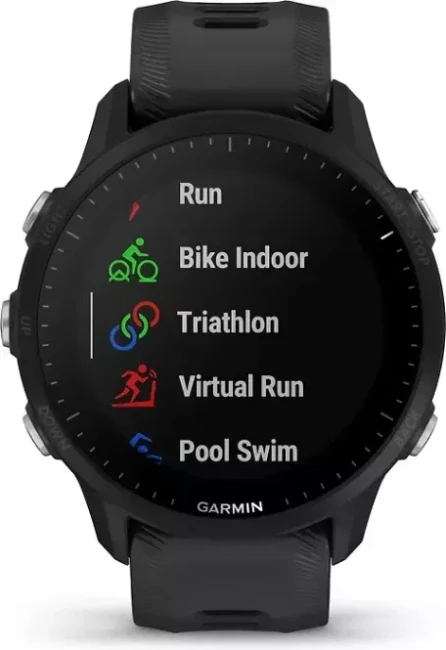 Умные часы Garmin Forerunner 955 Solar (черный) - фото3