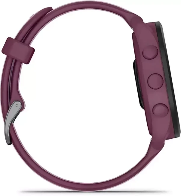 Умные часы Garmin Forerunner 165 Music (ягода/сирень) - фото6