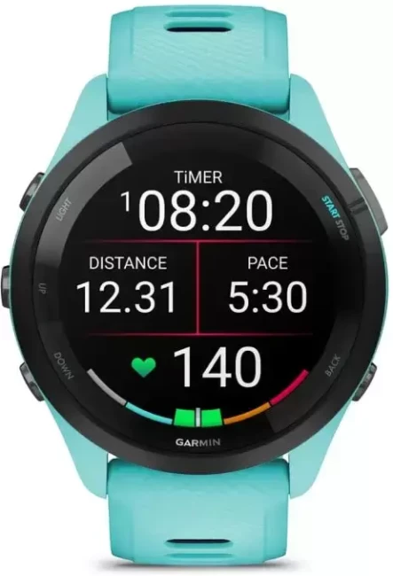 Умные часы Garmin Forerunner 265 (морская волна/черный) - фото2