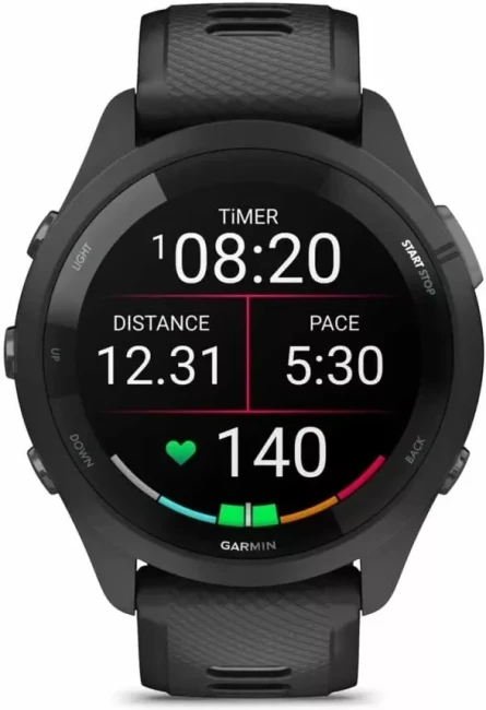 Умные часы Garmin Forerunner 265 (черный/пудрово-серый) - фото7