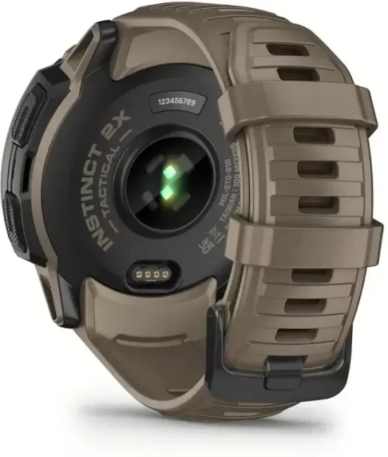 Умные часы Garmin Instinct 2x Solar Tactical Edition (светло-коричневый) - фото5