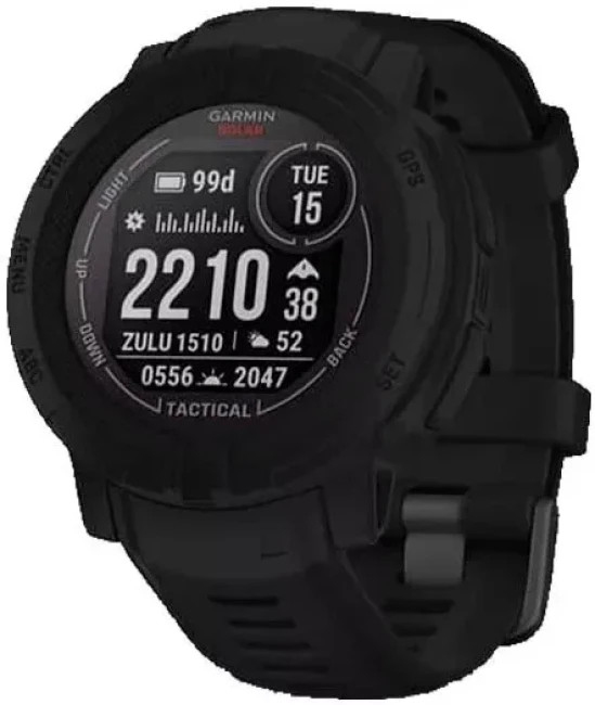 Умные часы Garmin Instinct 2 Solar Tactical Edition (черный) - фото