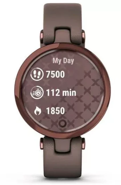 Умные часы Garmin Lily (темно-бронзовый/кожаный ремешок) - фото2
