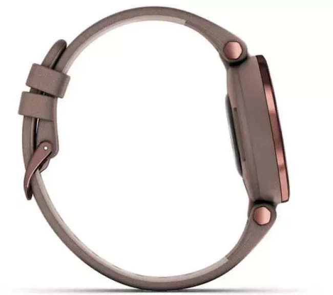 Умные часы Garmin Lily (темно-бронзовый/кожаный ремешок) - фото3