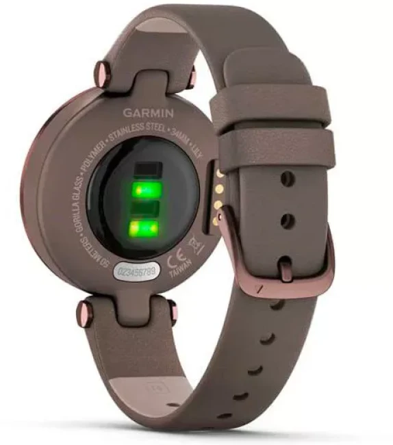 Умные часы Garmin Lily (темно-бронзовый/кожаный ремешок) - фото4