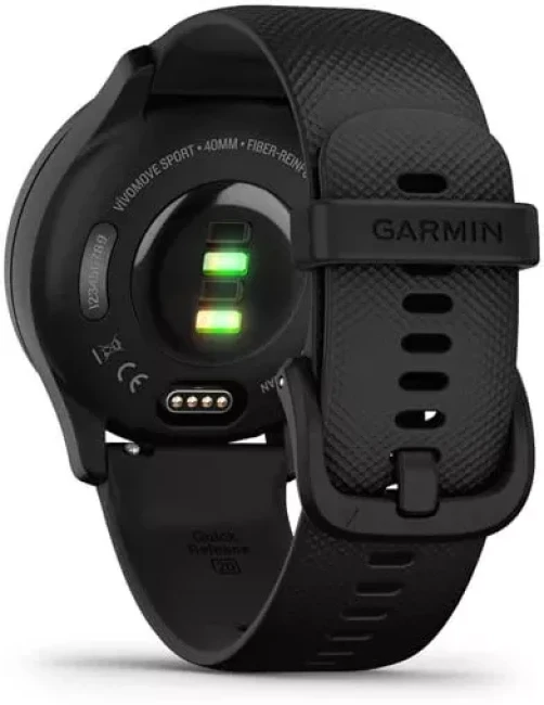 Умные часы Garmin Vivomove Sport (черный/черный сланцевый) - фото4