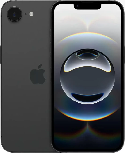 Смартфон Apple iPhone 16e Dual SIM 128GB (черный) - фото