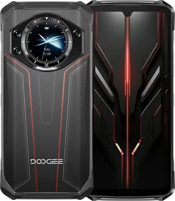Смартфон Doogee S119 8GB/512GB (черный/красный)