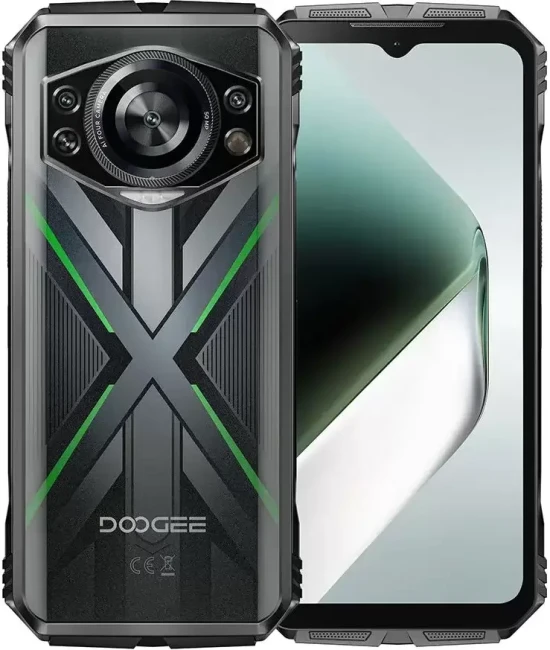 Смартфон Doogee S Cyber Pro 12GB/512GB (черный/зеленый)